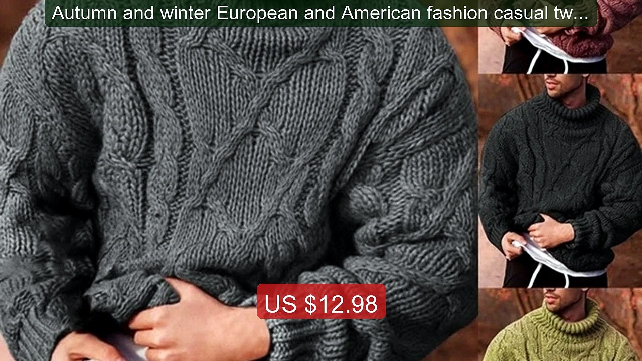 Autumn and winter European and American fashion casual twisted flo... -- Best Deal 2026 | Shop Now!