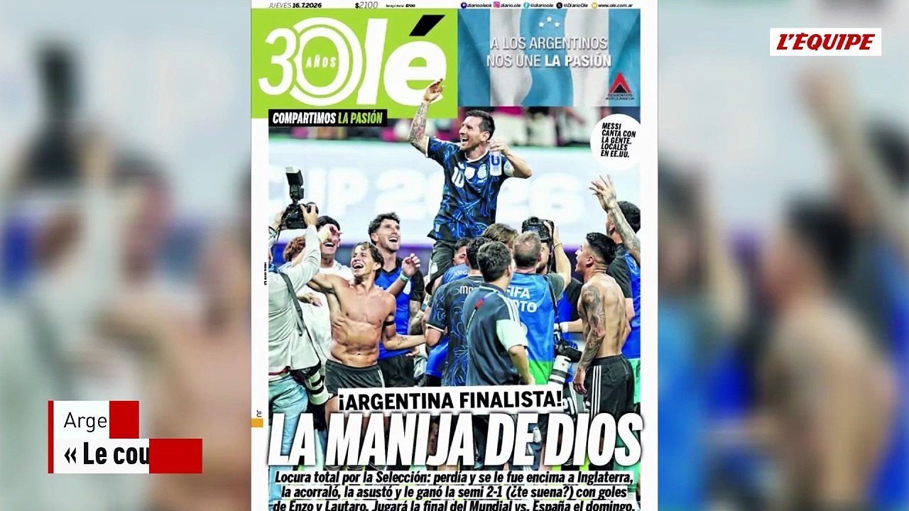 Pour les médias anglais, « Tuchel a montré de la peur » lors de la demi-finale perdue par l’Angleterre face à l’Argentine, saluée pour sa « performance de légende » - Coupe du monde 2026