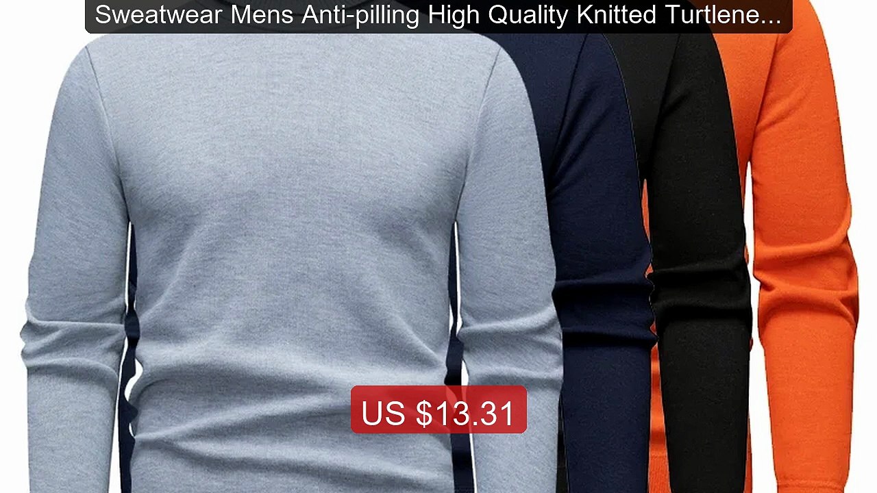 Sweatwear Mens Anti-pilling High Quality Knitted Turtleneck S... -- Amazing Value 2026 | Must Have!