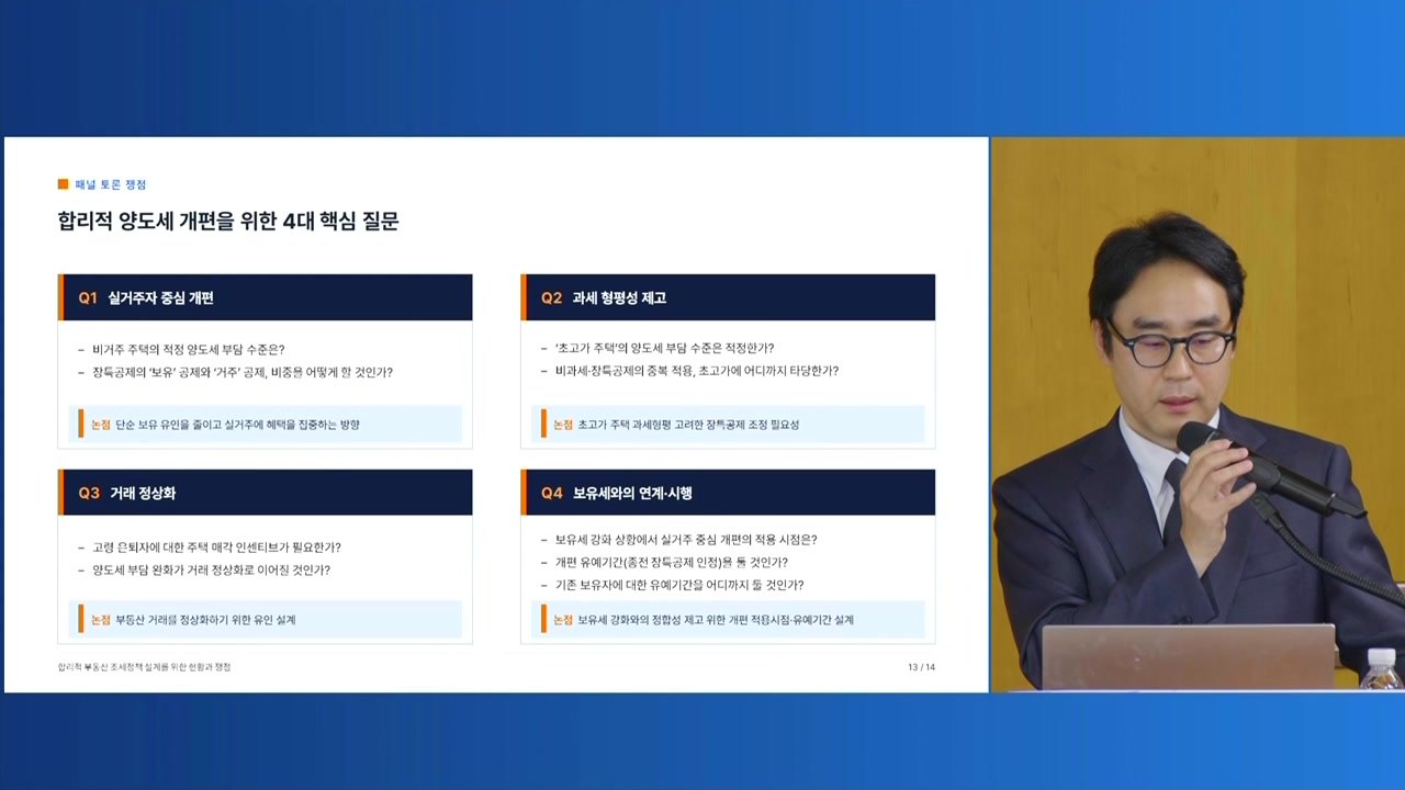 "종부세, 주택 수 아닌 가액 기준으로" "다주택 양도세 중과 완화해야" / YTN