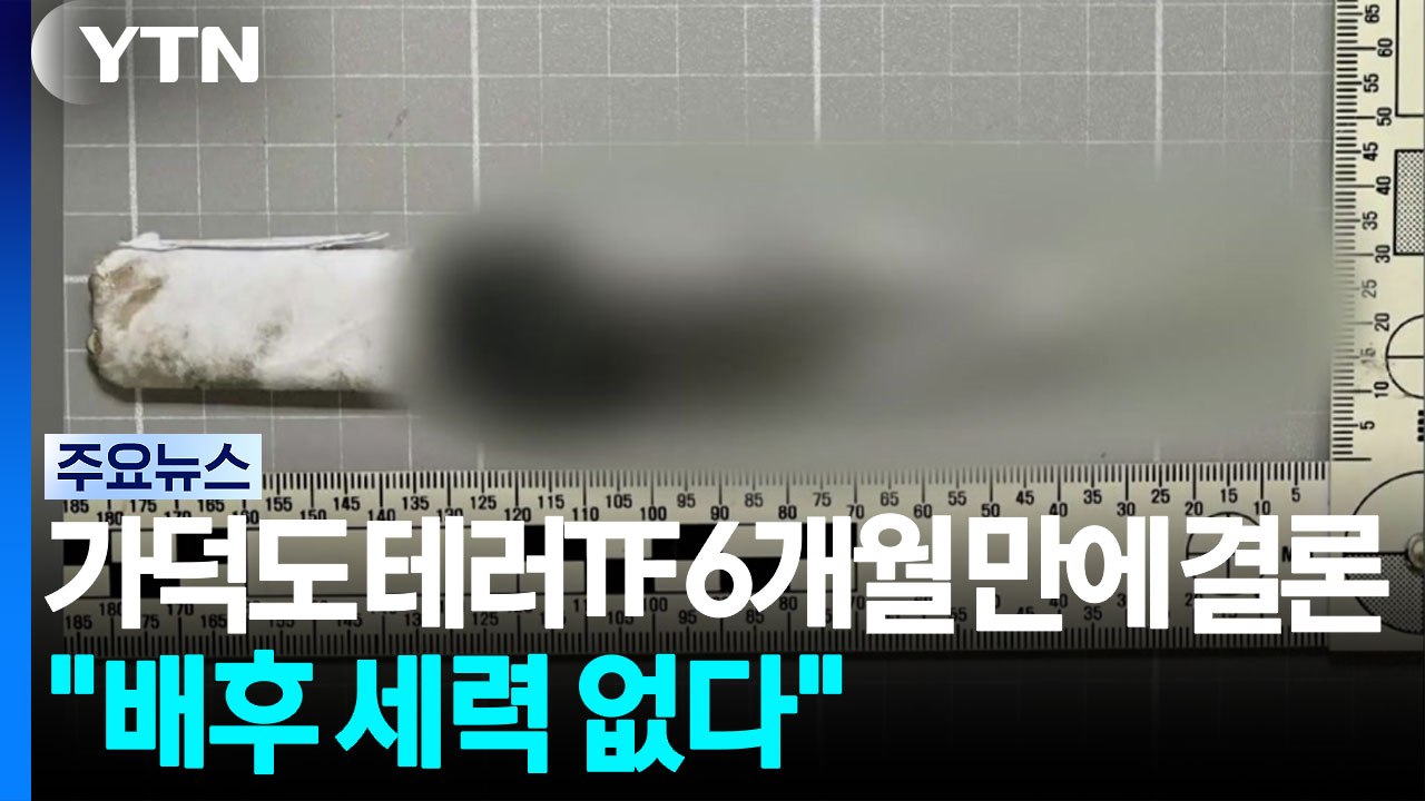 가덕도 테러TF 6개월 만에 결론..."배후세력 없다" / YTN