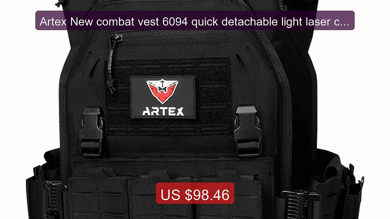 Artex New combat vest 6094 quick detachable light laser cut t... -- Amazing Value 2026 | Must Have!