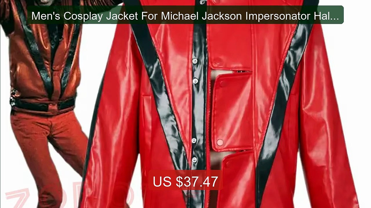 Men's Cosplay Jacket For Michael Jackson Impersonator Hallowee... -- Hot Deal 2026 | Limited Offer!