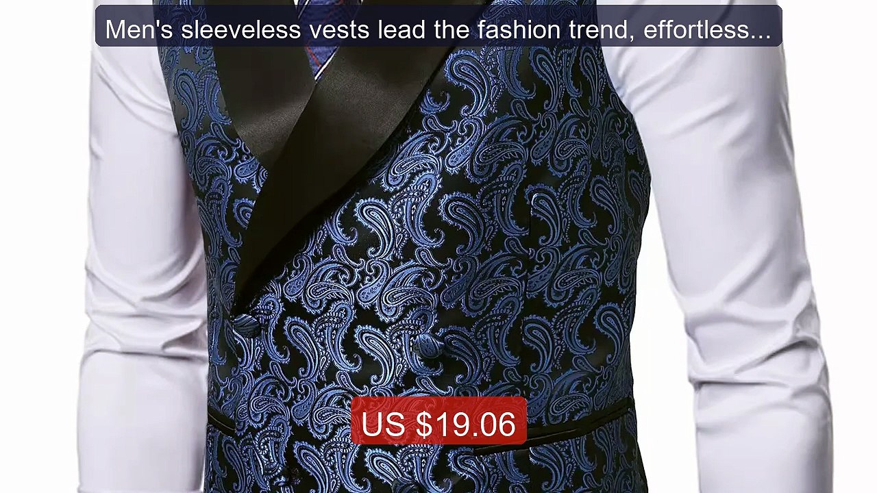Men's sleeveless vests lead the fashion trend, effortlessly pairing... -- Top Rated 2026 | Buy Now!