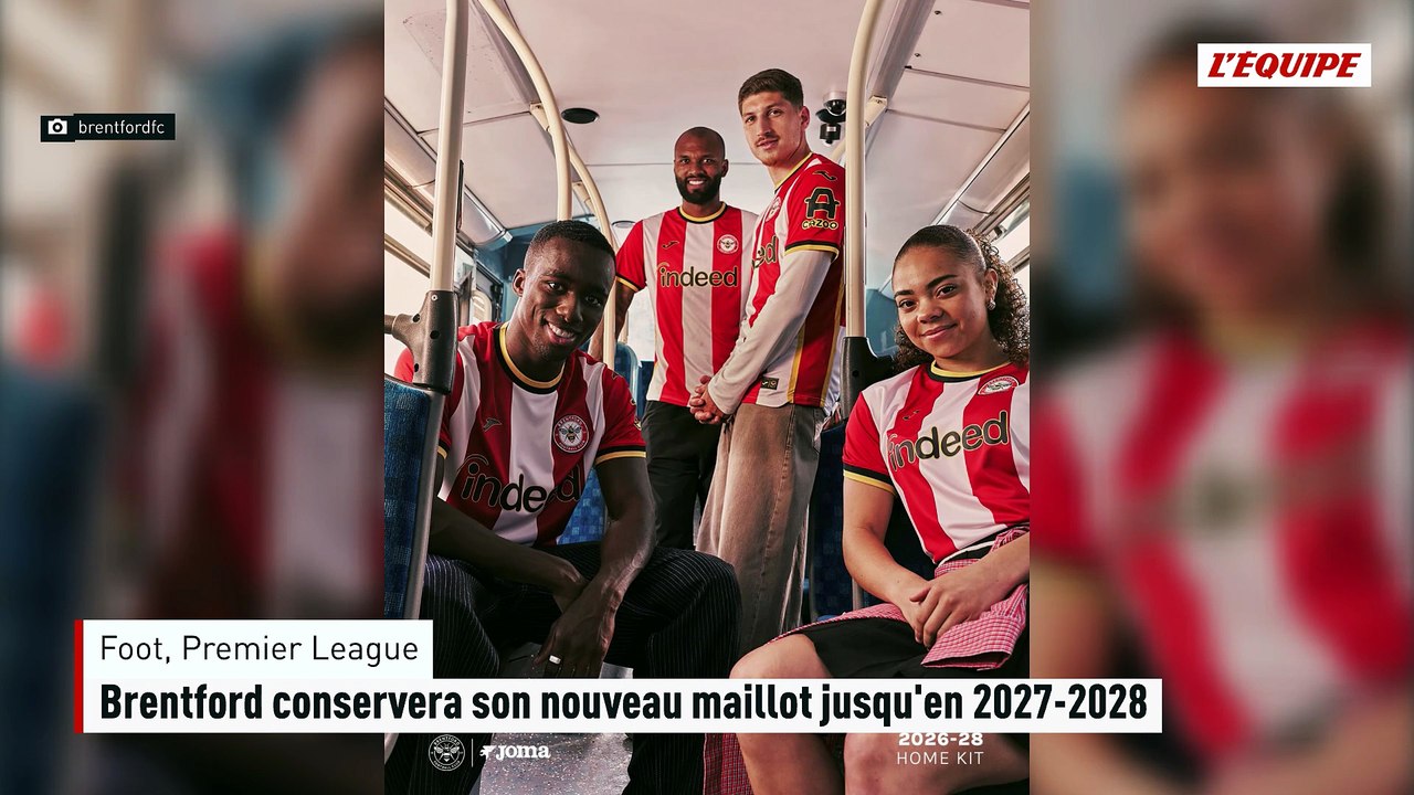 Brentford conservera son nouveau maillot jusqu'en 2027-2028 - Foot - Premier League