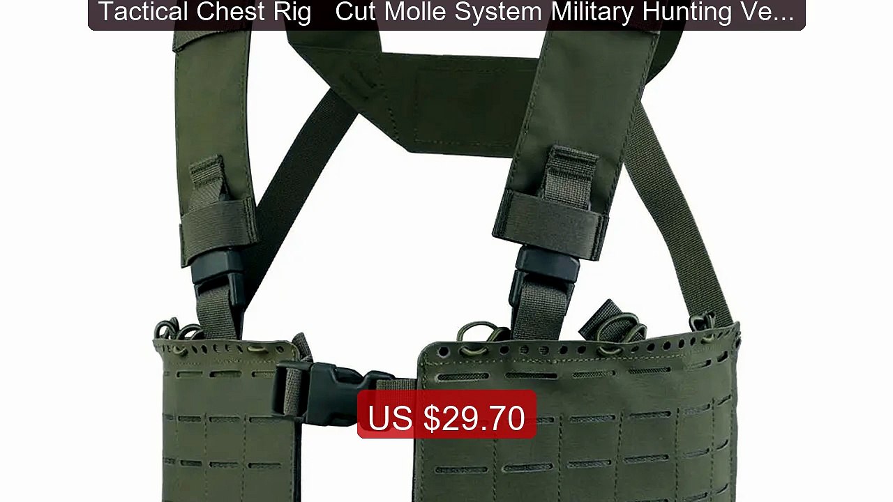 Tactical Chest Rig   Cut Molle System Military Hunting Vest S... -- Amazing Value 2026 | Must Have!