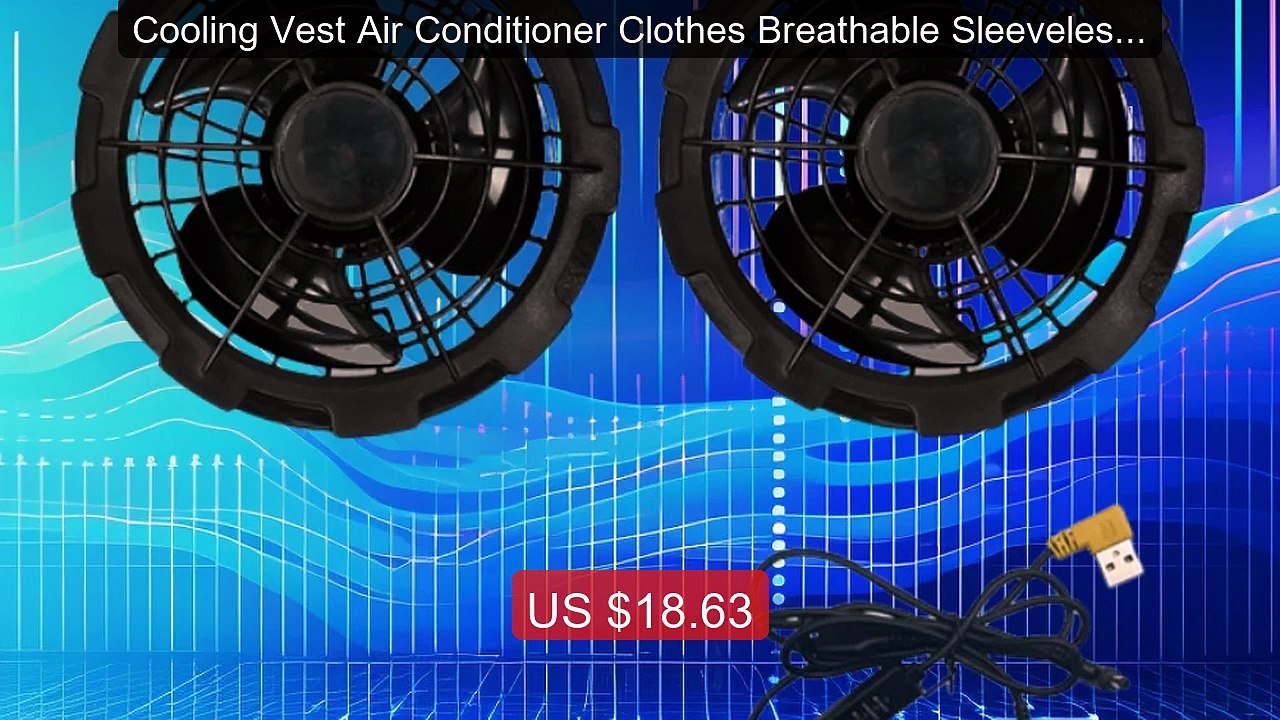 Cooling Vest Air Conditioner Clothes Breathable Sleeveless Workwear... -- Top Rated 2026 | Buy Now!