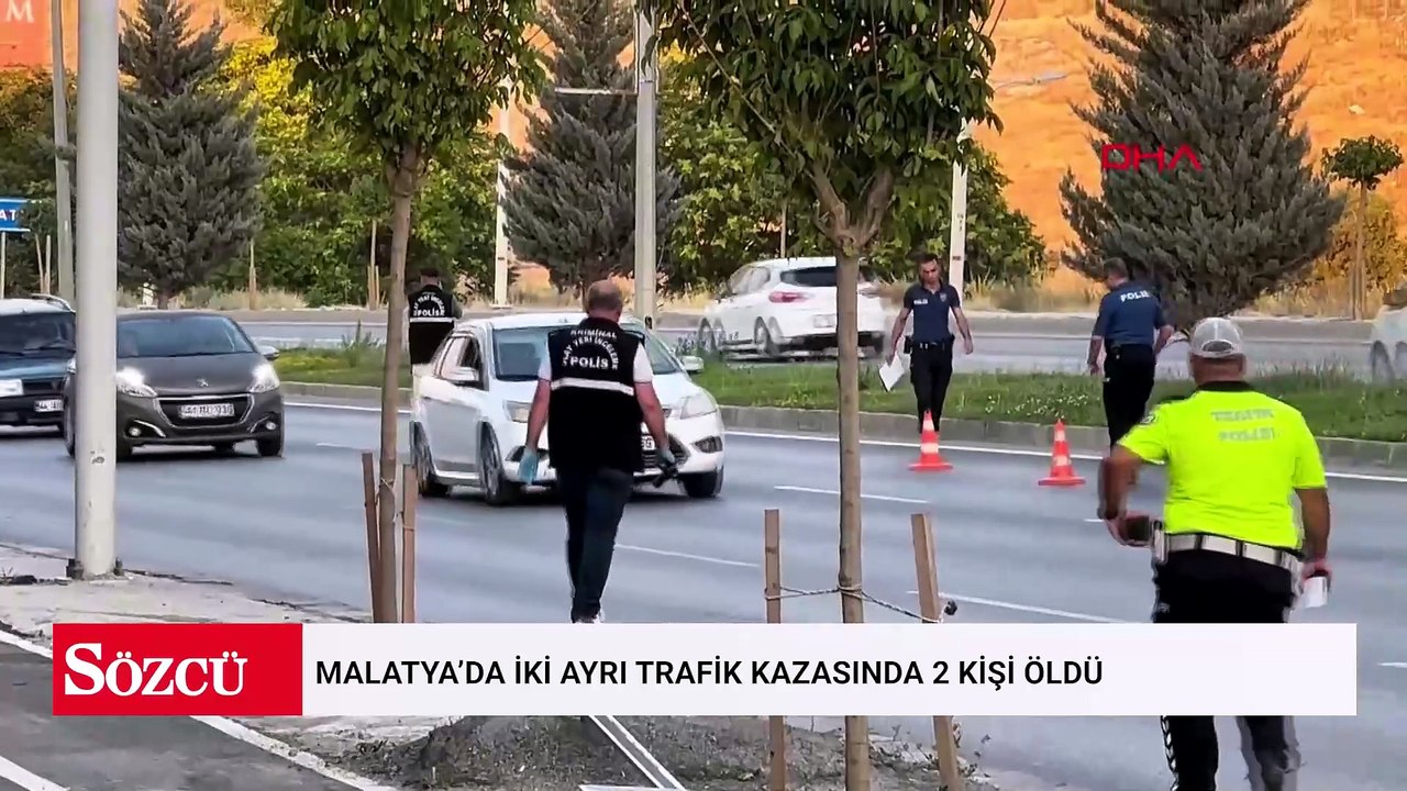 Malatya’da iki ayrı trafik kazasında 2 kişi öldü