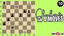 #ChessStudy ♟️📚 Can you checkmate in 4 moves? (Part 55) (White to play)♟️