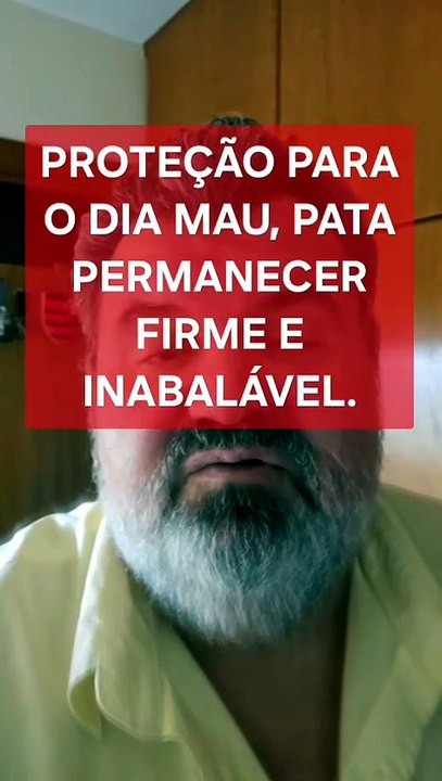Proteção para o dia mau. Porque não Jesus? 16/07/2026