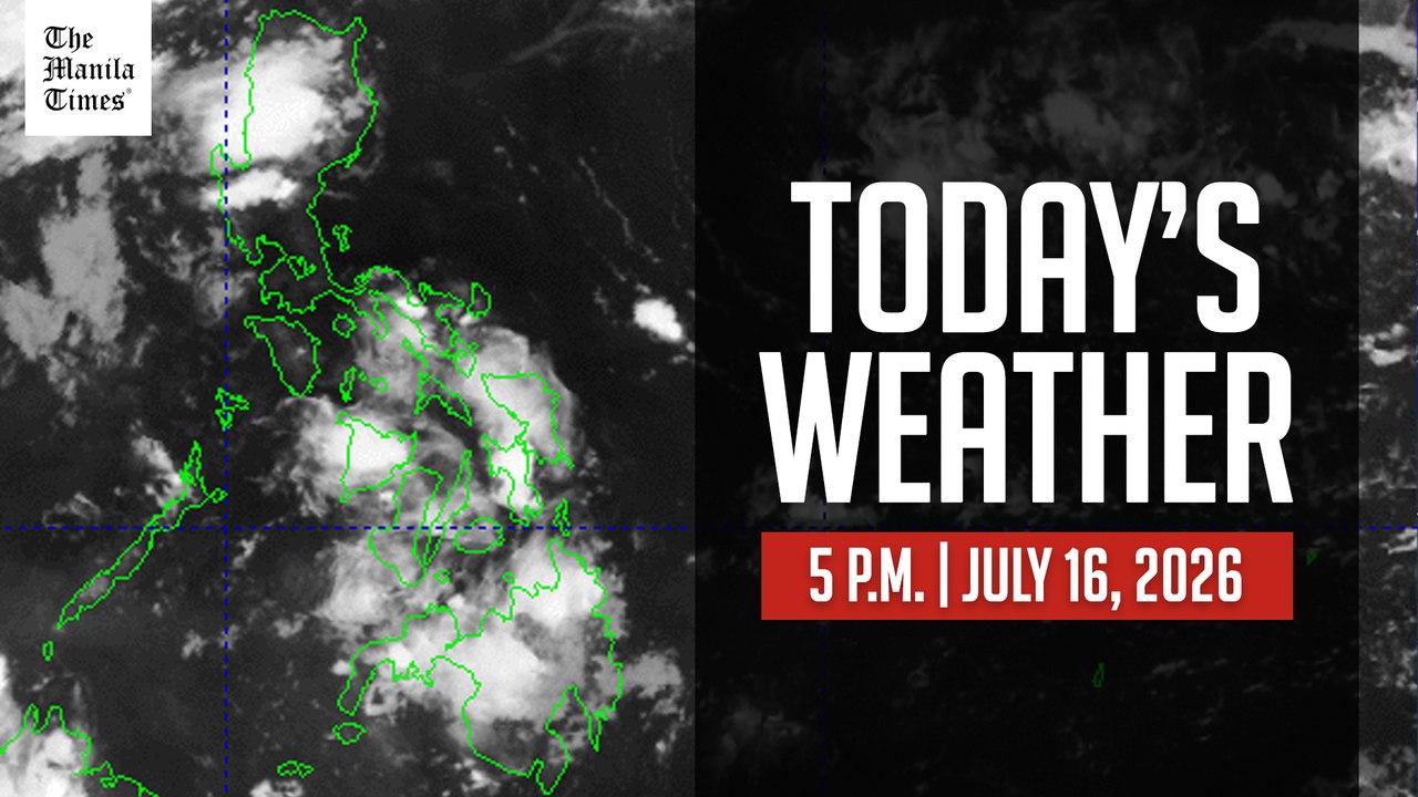 Today's Weather, 5 P.M. | July 16, 2026