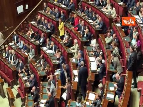 Legge elettorale, Donzelli interviene in Aula alla Camera, le proteste dai banchi del Centrosinistra