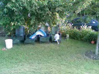 enzo et birko jouent chez mamie