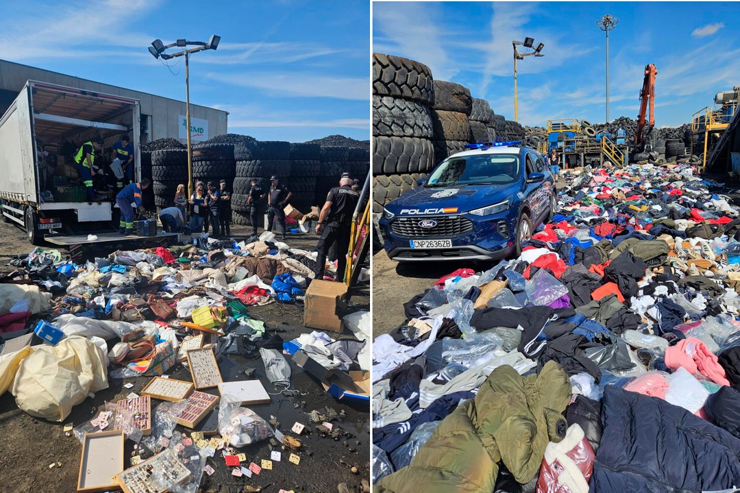 La Policía destruye en Ponferrada la tonelada de material falsificado incautado en la operación «Bastión»
