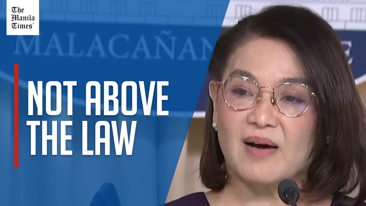 Palace: Sara Duterte is not above the law