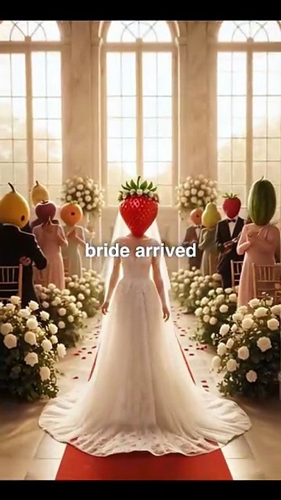 The Bride Who Rotted on Her Wedding Day 🍓 #fruitstory #rottenbride #aiart #moralstory #dramareels