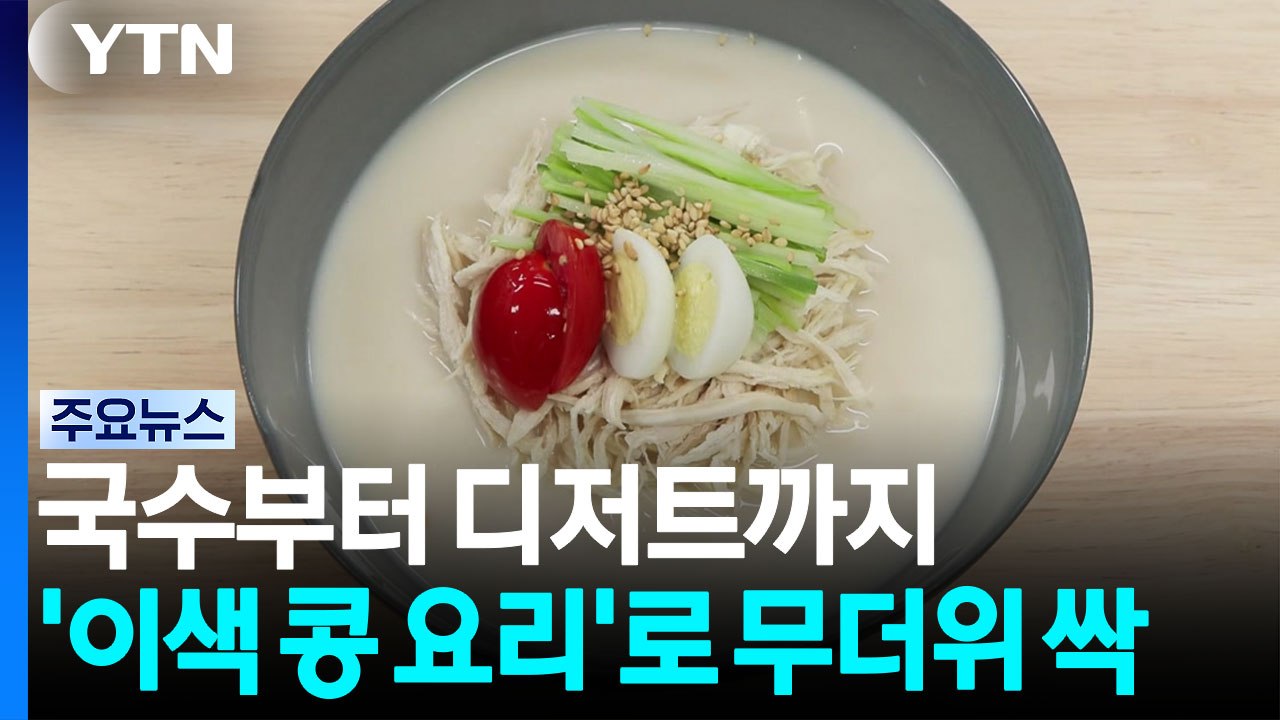 [녹색] 초계국수부터 디저트까지...'이색 콩 요리'로 무더위 싹 / YTN