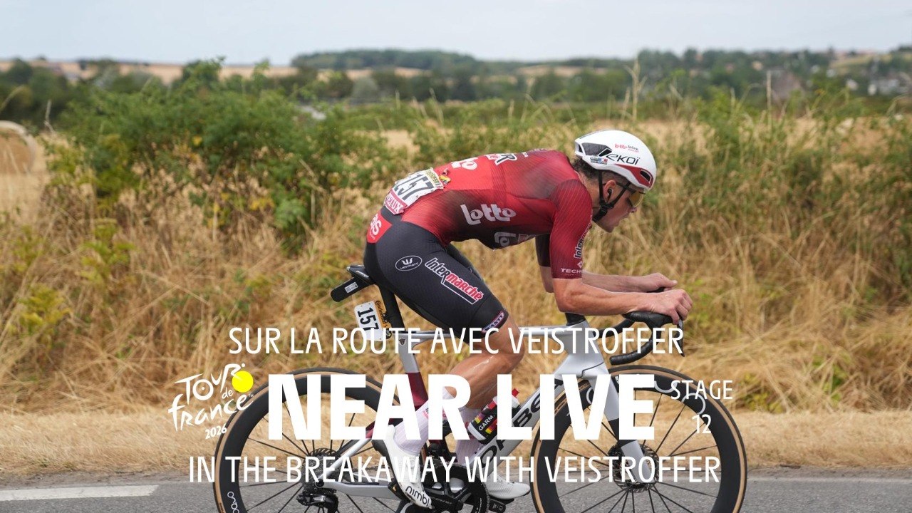 In the breakaway with Veistroffer - Stage 12