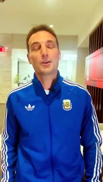 Scaloni saludó a una Escuela de Jujuy