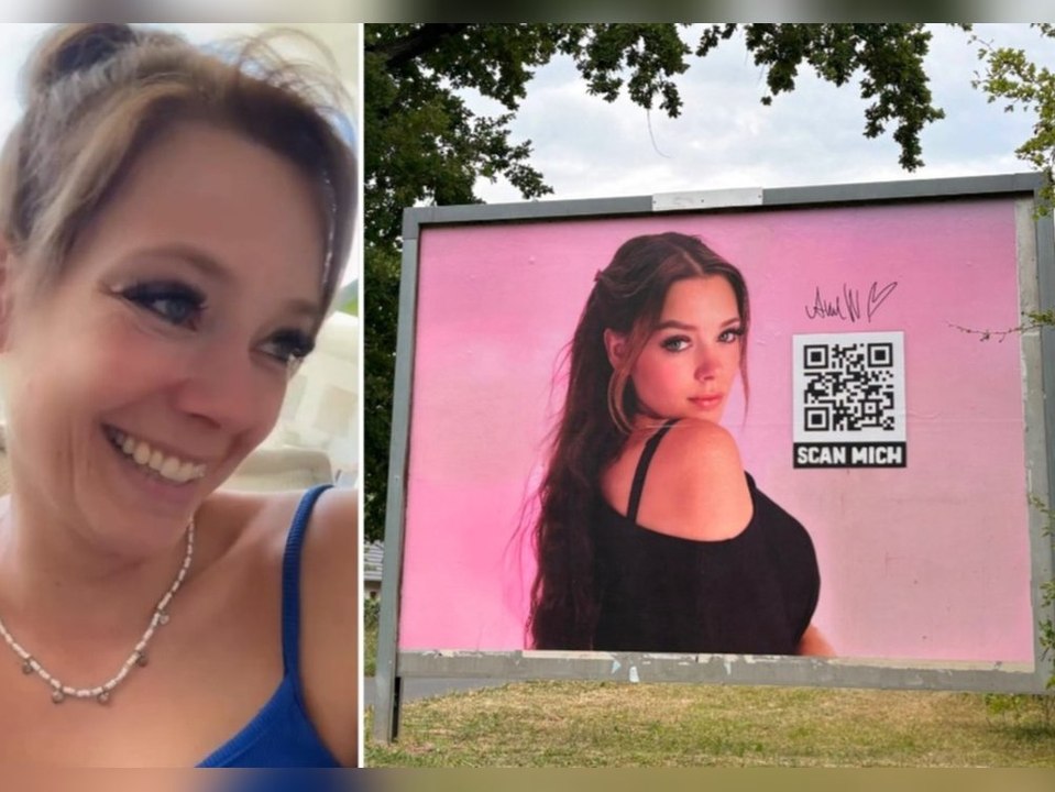 'Leg dich nicht mit Anne Wünsche an': Sie plakatiert Dorf von ihrem Ex