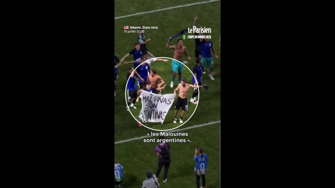 « Les Malouines sont argentines » : la banderole qui fait scandale