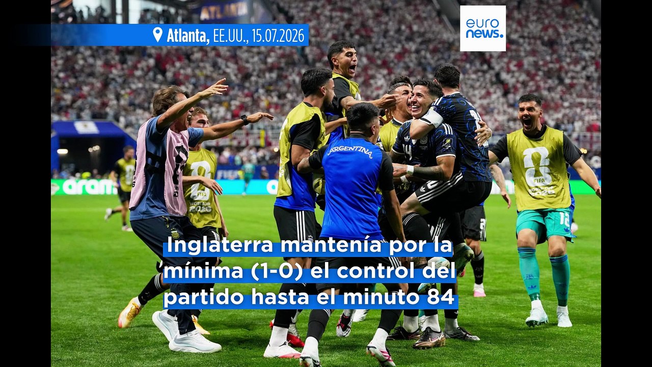 Locura en semifinales: Argentina remonta a Inglaterra y jugará contra España la final del Mundial