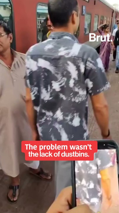 Dustbin Was Right There. He Still Chose to Litter