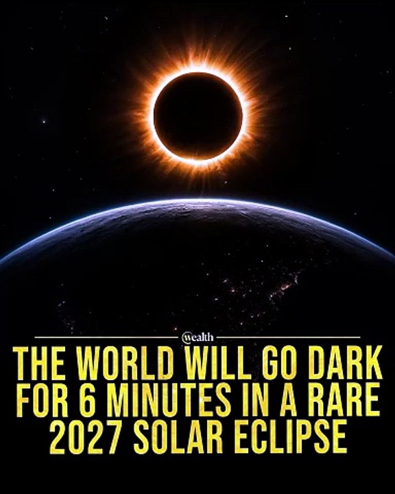 The Longest Solar Eclipse of the Century Is Coming! 🌑🤯 #shorts #SolarEclipse #2027Eclipse #Astronomy #Science #Space #Universe #RareEvents #DidYouKnow #Facts #Trending #SpaceFacts