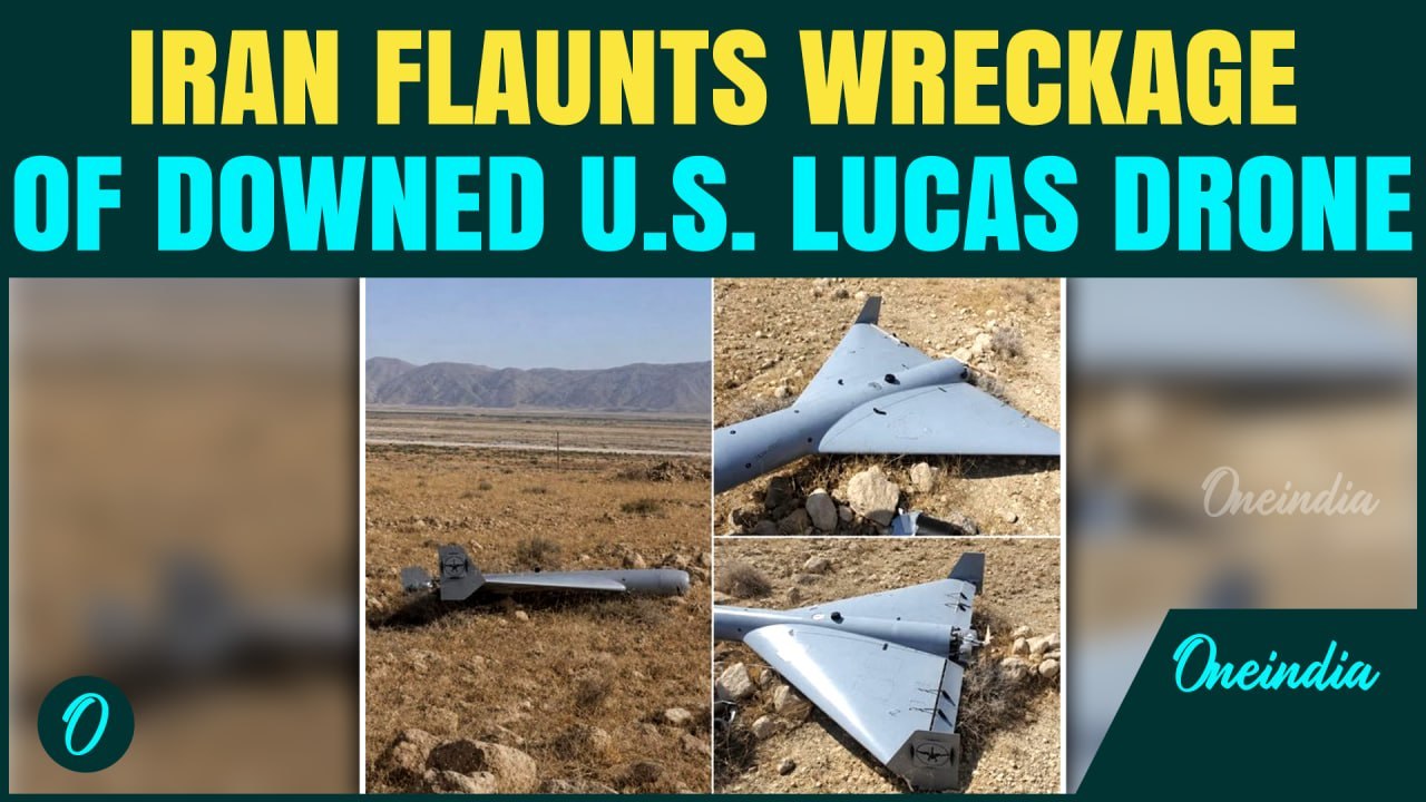 Iran FLEXES Downed U.S. Lucas Drone Wreckage After Bandar Abbas Shootdown | WATCH