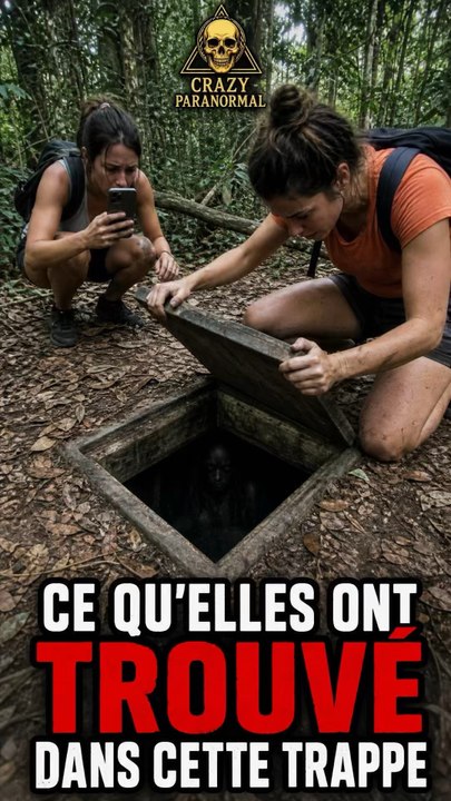 👀 Deux randonneuses découvrent une trappe cachée en pleine forêt