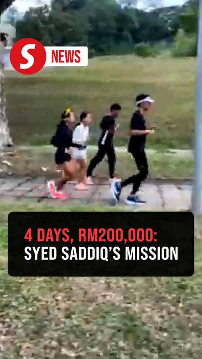 Syed Saddiq begins “Gratitude Run” from Putrajaya to Muar