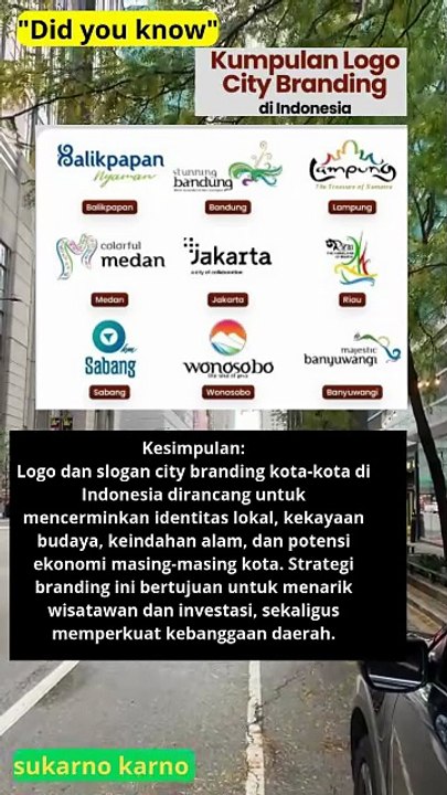 kumpulan logo city branding beberapa kota di Indonesia beserta slogan dan maknanya