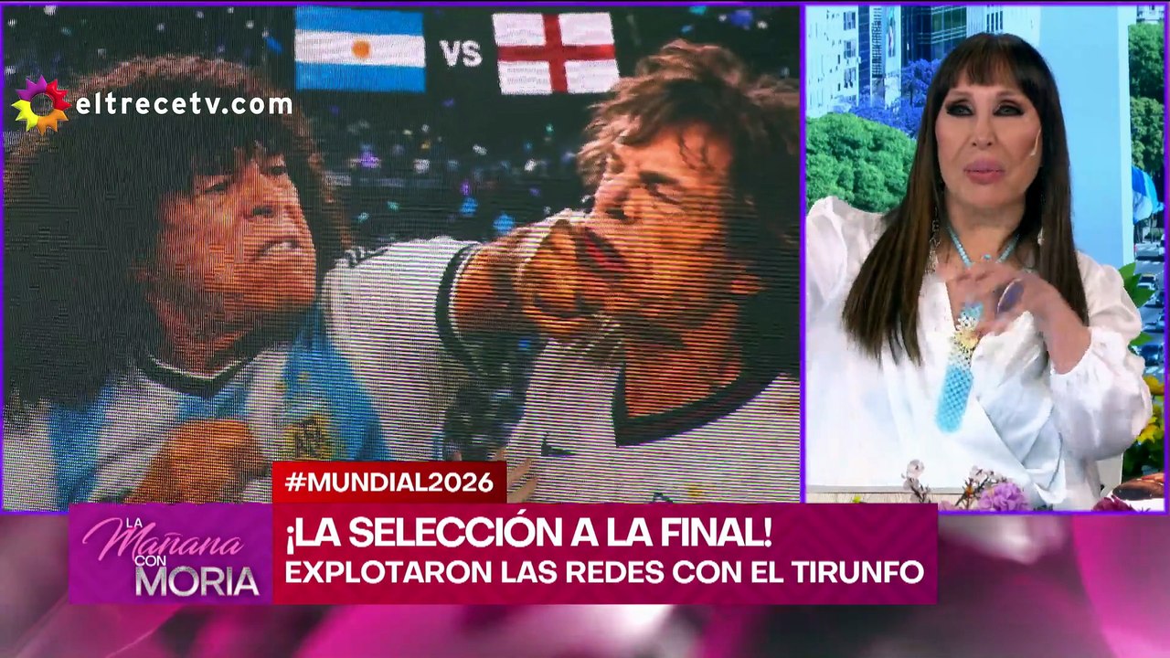 Moria Casán se burló de Mick Jagger por la victoria de Argentina con una frase letal “Parecía una...”