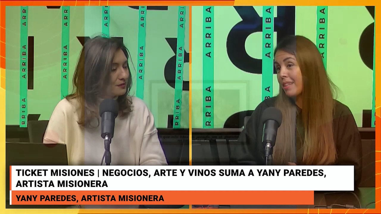 Ticket Misiones  Negocios, Arte y Vinos suma a Yany Paredes, artista misionera