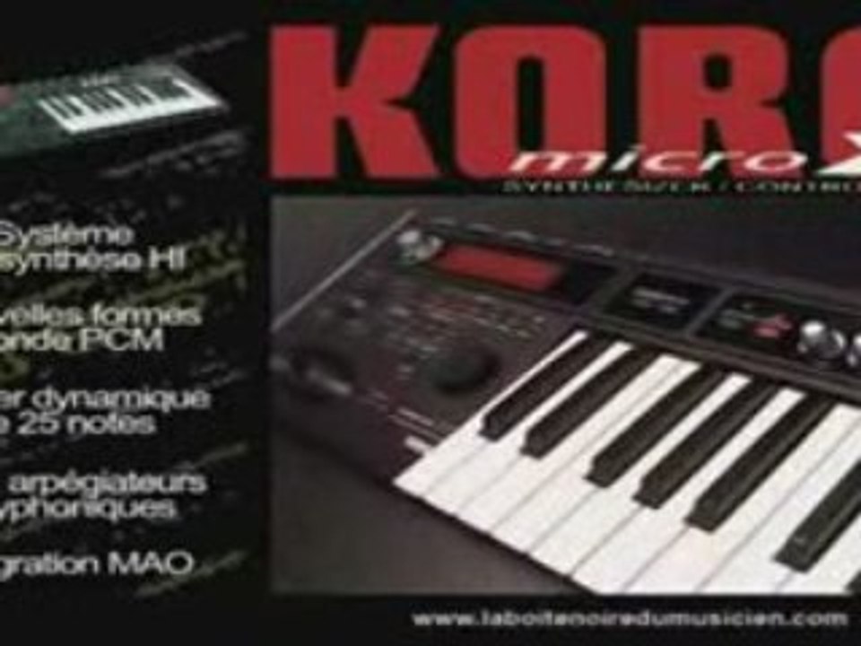 Korg MicroX (La Boite Noire)
