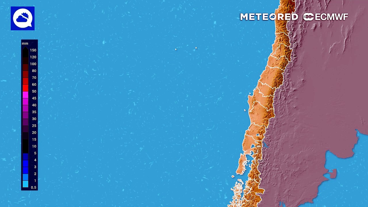 Se aproximan las lluvias más intensas a Santiago