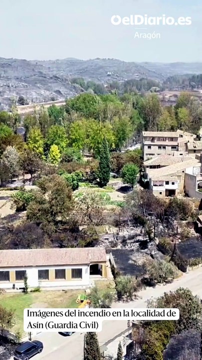 "Necesito saber cómo está mi casa": la incertidumbre de los más de mil vecinos evacuados en Cinco Villas que miran de reojo al fuego