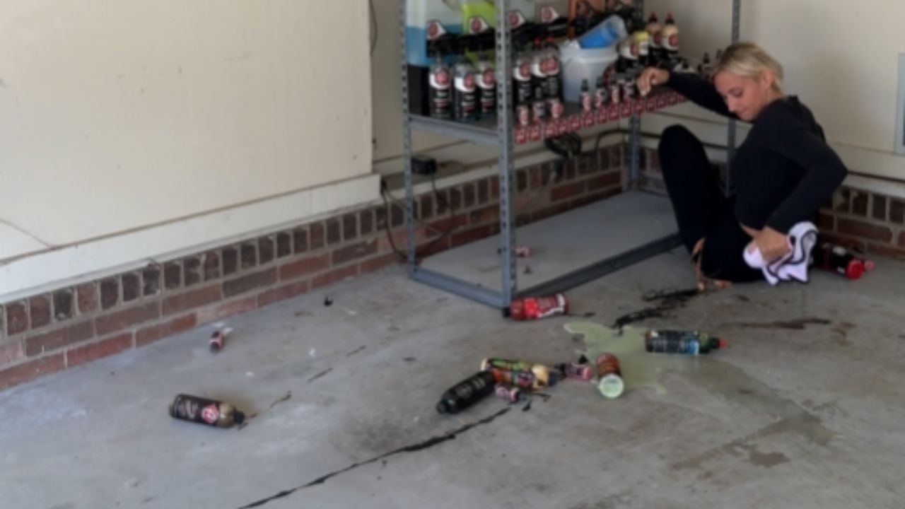Garage Renovation Attempt Ends In A Small Spill