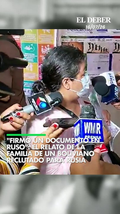"Firmó un documento en ruso": el relato de la familia de un boliviano reclutado para rusia