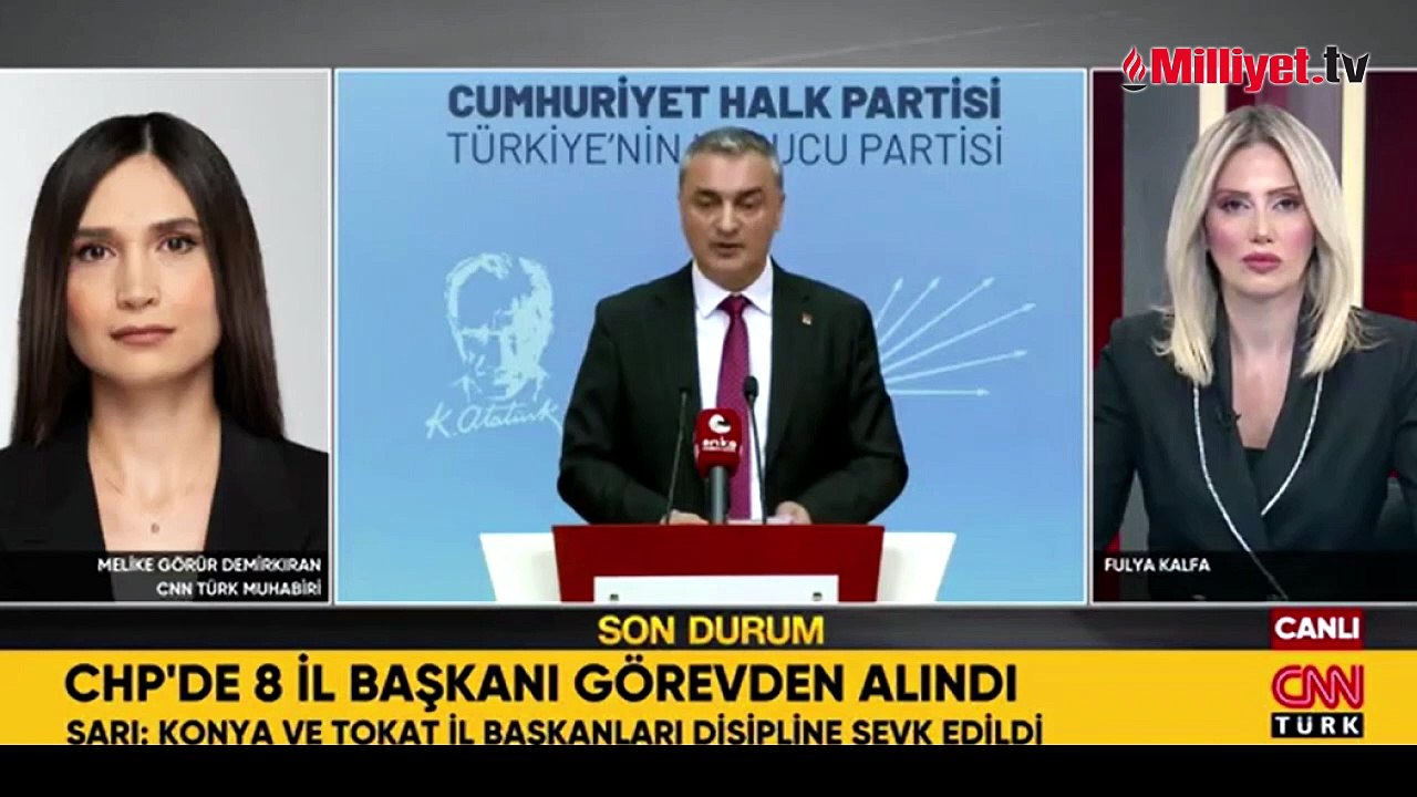 CHP'de 8 il başkanlığı görevden alındı