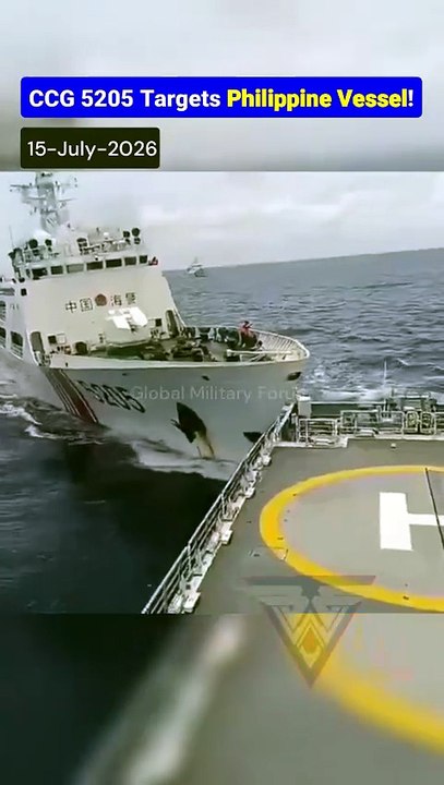 China Coast Guard Rams Philippine Ship