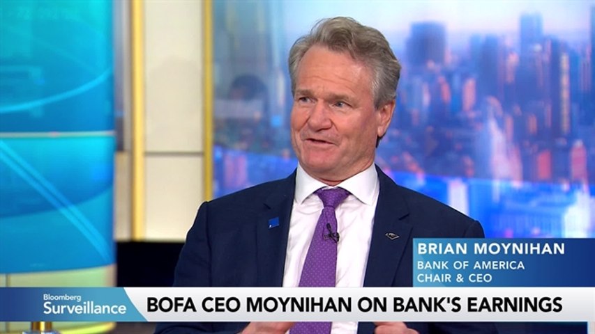 BofA CEO Moynihan on Consumers, Earnings, Deals Pipeline