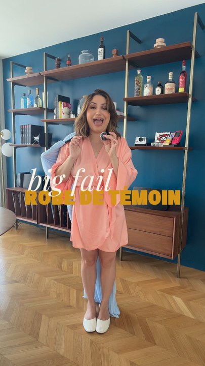 Je teste ma potentielle robe de témoin, spoiler : ça ne sera pas elle !