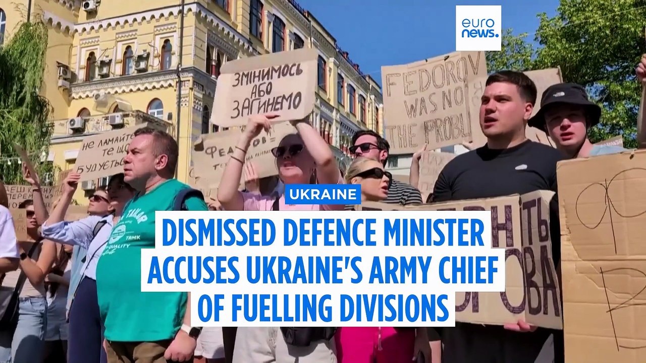 Dismissed defence minister Fedorov accuses Ukraine's army chief of fuelling divisions, incompetence
