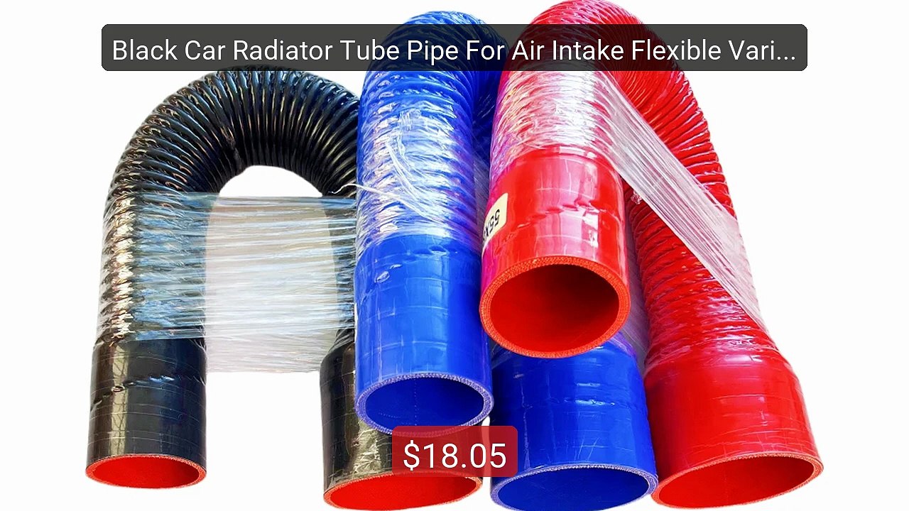 Black Car Radiator Tube Pipe For Air Intake Flexible Variable Diame... -- Top Rated 2026 | Buy Now!