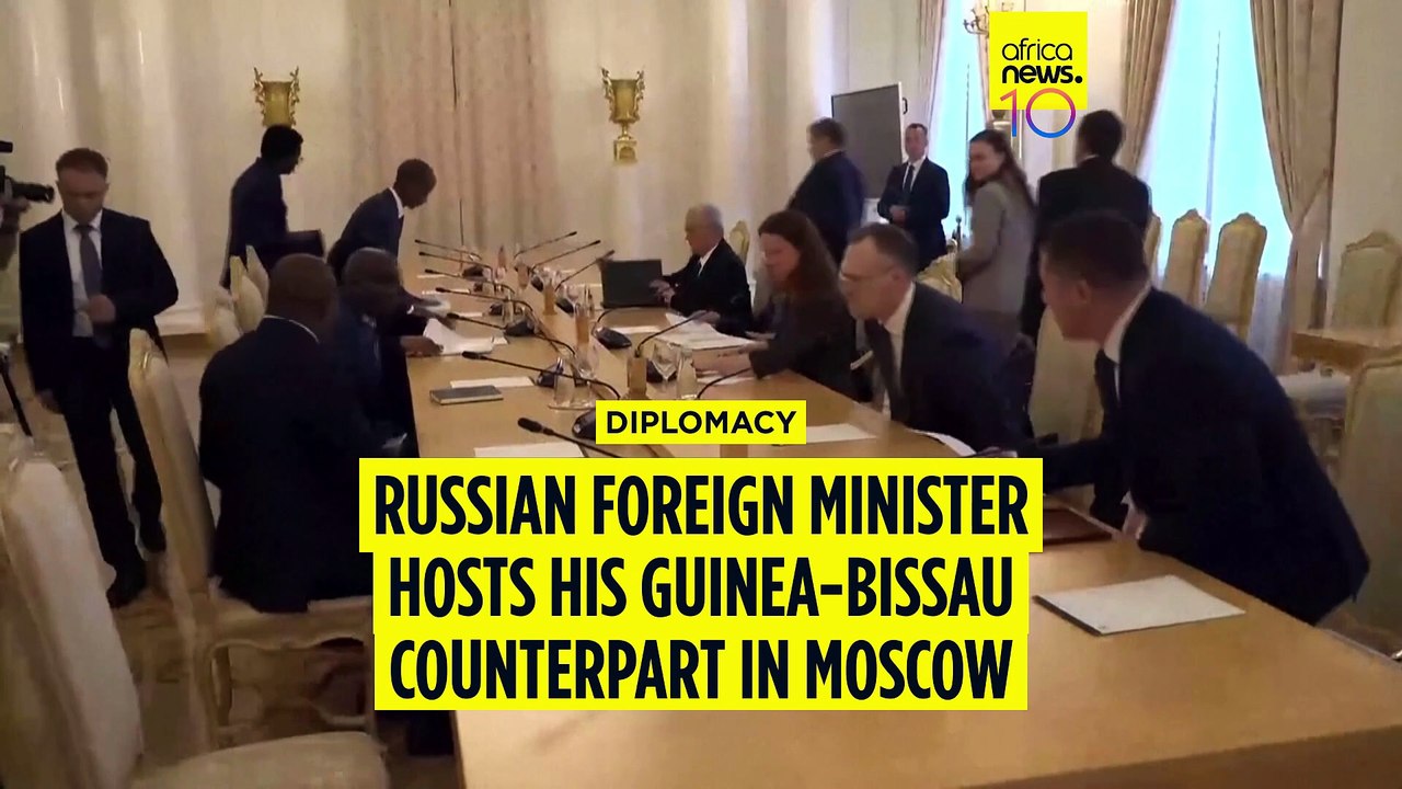 Russian foreign minister hosts his Guinea-Bissau counterpart in Moscow