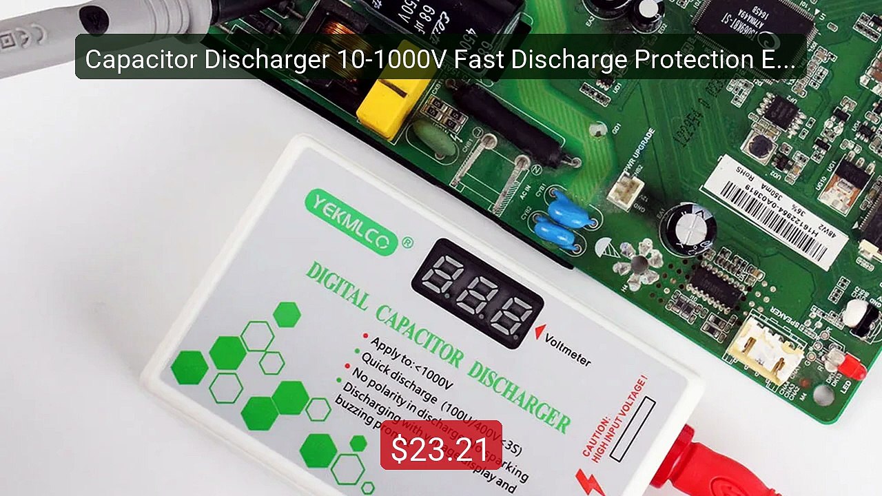 Capacitor Discharger 10-1000V Fast Discharge Protection Elect... -- Amazing Value 2026 | Must Have!