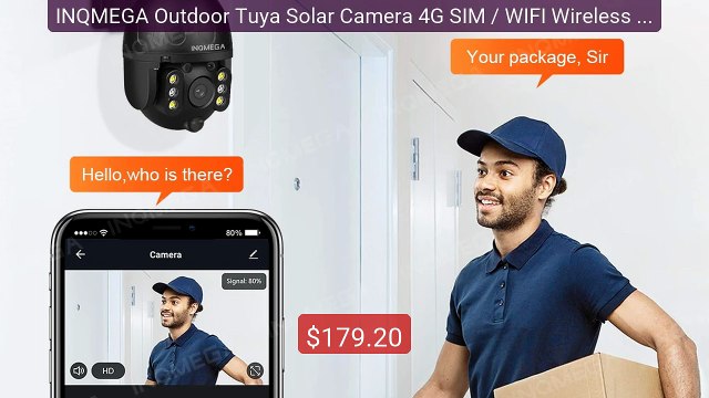 INQMEGA Outdoor Tuya Solar Camera 4G SIM / WIFI Wireless Secur... Hot Deal 2026 | Limited Offer!