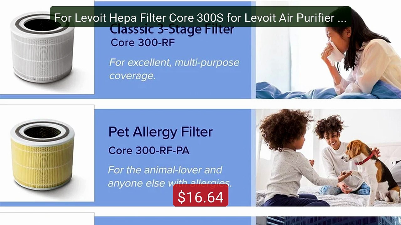 For Levoit Hepa Filter Core 300S for Levoit Air...