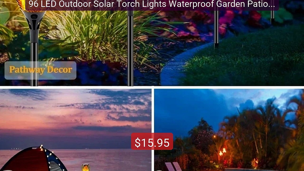 96 LED Outdoor Solar Torch Lights Waterproof Garden Patio F... -- Top Pick 2026 | Unbeatable Price!